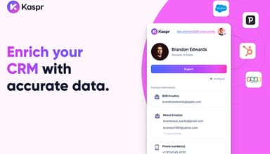 Kaspr Enrich your CRM