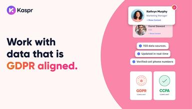 Kaspr is GDPR aligned
