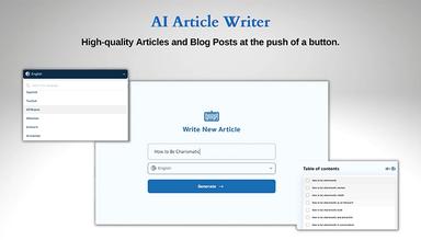 Katteb Generate Articles