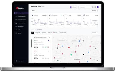 Kazam Dashboard