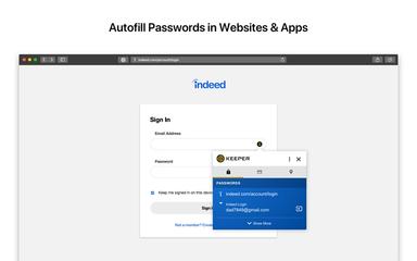 Keeper Autofill Passwords