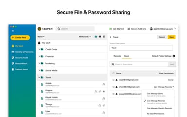 Keeper Secure File & Password Sharing