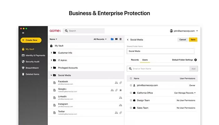 Keeper Enterprise Security