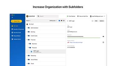 Keeper Security Increase Organization