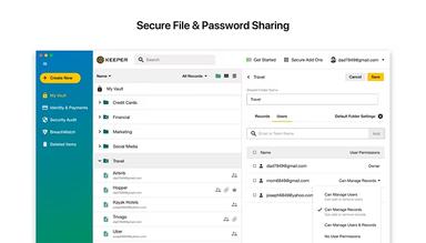 Keeper Security Secure Sharing