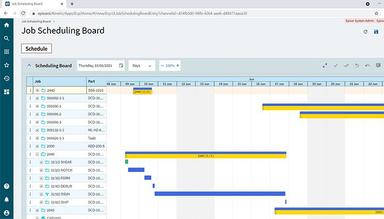 Kinetic Job Scheduling Board