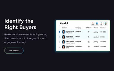 Knock2 Identify The Right Buyers