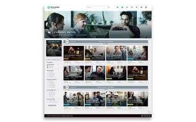 Knowledge Anywhere Learning Paths Page