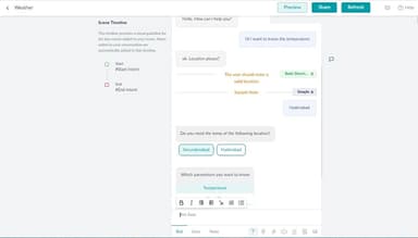 Kore.AI Weather Updates