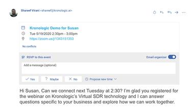 Kronologic Software Webinar Leads
