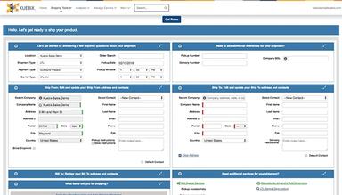 Kuebix-TMS-Shipping-information