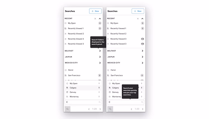 Kustomer-search-folders