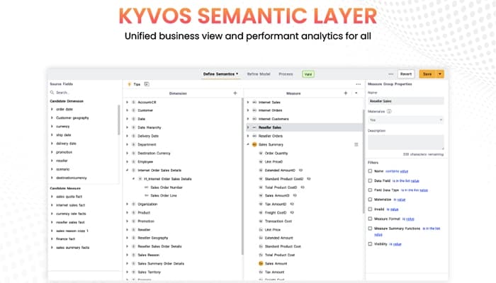 Kyvos Insights Unified Business View