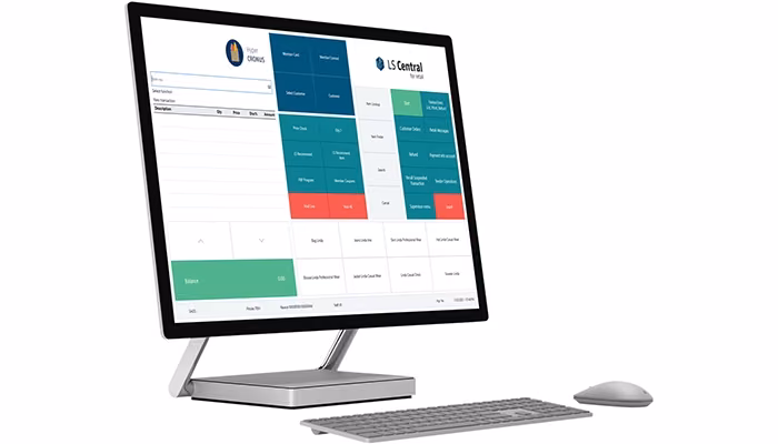 LS Central POS interface is highly customizable and works with any device