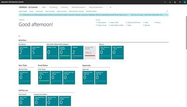 LS Retail Familiar Microsoft look and feel in the backoffice