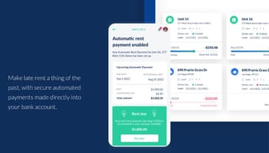 Landlord Studio Make late rent a problem of the past. With secure automatic payments, tenants pay rent direct to your account, on time, every time