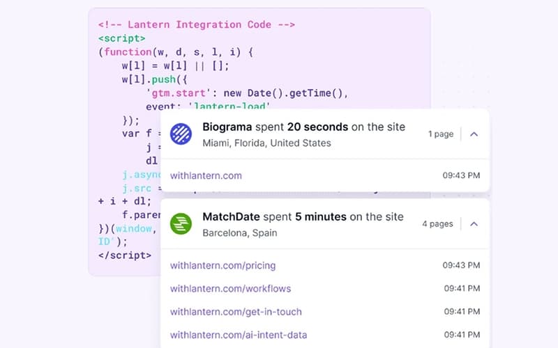 Lantern Integration Code