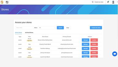 Launch Cart Manage Unlimited Stores from One Account