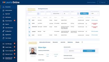 Lauris-Online Dashboard