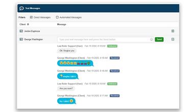 Law Ruler Built In Real Time Texting With Clients