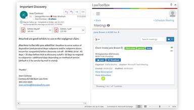 Law Tool Box Matter and Case Management Software
