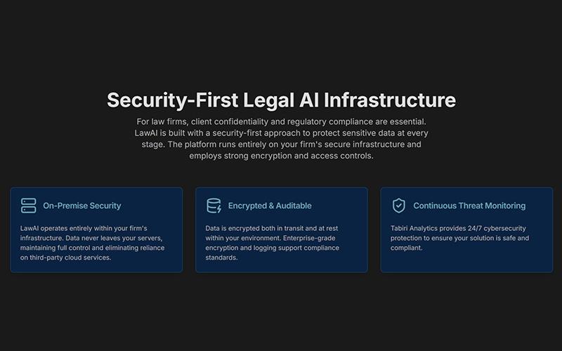 LawAI Security First Legal AI Infrastructure