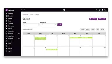 Lawgro Tasks In Calendar