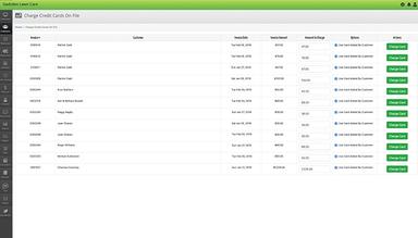 LawnPro credit cards