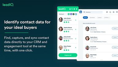 LeadIQ Identify Contact Data