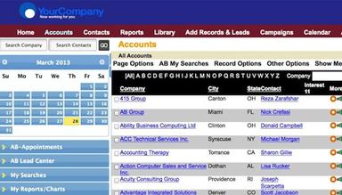 LeadMaster Manage accounts
