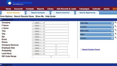 LeadMaster Search records