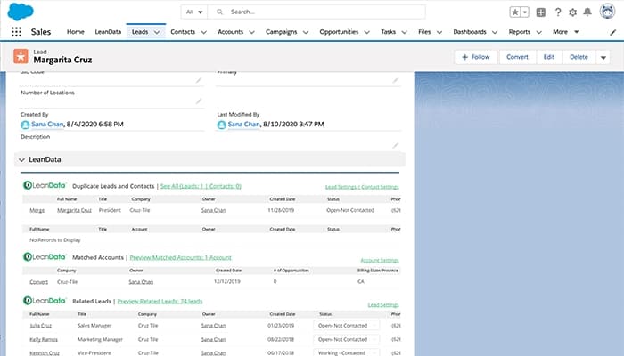 LeanData Connecting Leads to Accounts Effectively