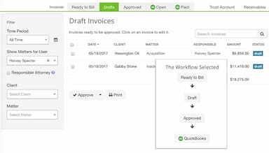 LeanLaw Billing Workflow