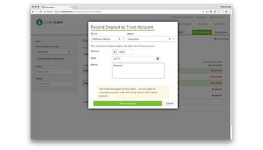 LeanLaw Trust account