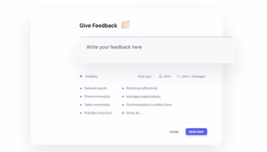 Leapsome Employee Feedback & Praise Software