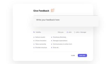 Leapsome Employee Feedback & Praise Software