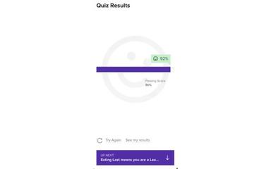 Learnster-quiz-results