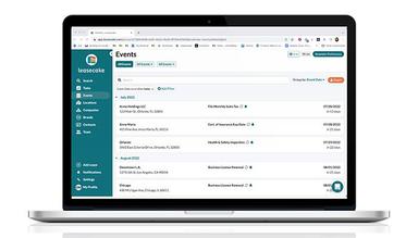 Leasecake Events and Reminders Never miss a critical date again after setting up custom reminders and events that work for you and your team