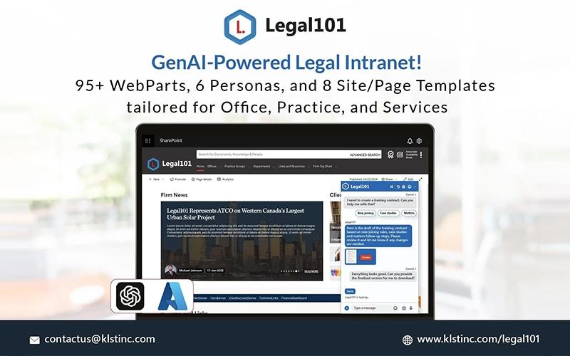 Legal101 GenAI-Powered Legal Intranet