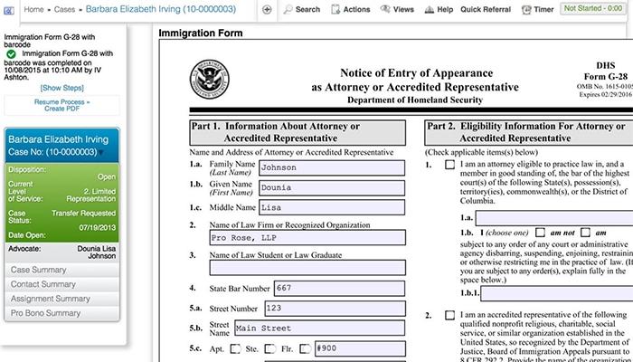 LegalServer forms