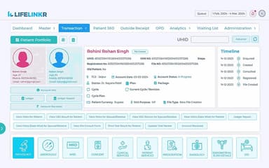 LifeLinkr Patient Profile Interface