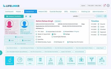 LifeLinkr Patient Profile Interface