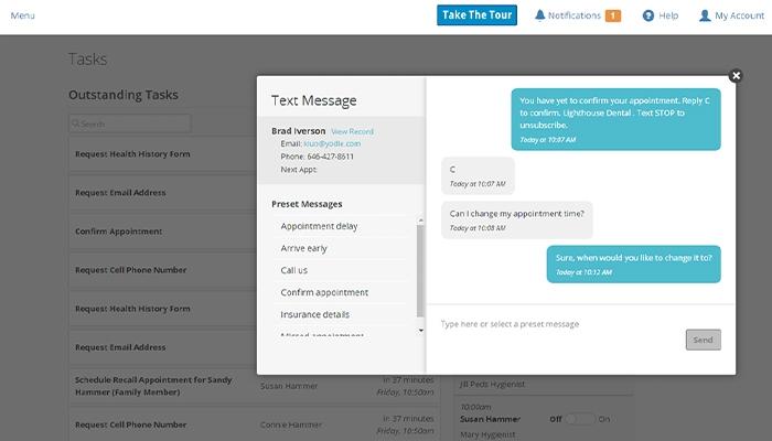 Lighthouse 360 text messaging