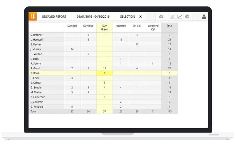 Lightning Bolt Report Grid