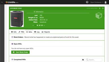 Limble CMMS Easy to navigate enterprise asset management