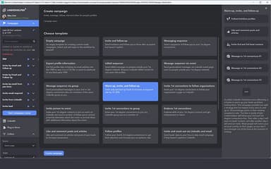 Linked Helper Choose Template