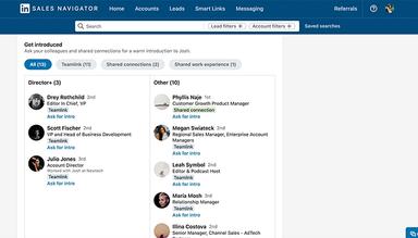 LinkedIn Sales Team Link Extend