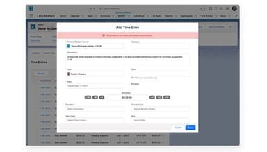 Litify Automated billing rules automatically enforce your clients’ billing guidelines, so there’s less for bill reviewers to write down