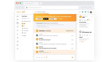 Live Agent Chat Support View