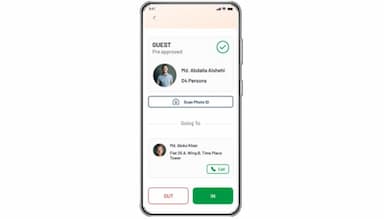 Pre approved visitor entry